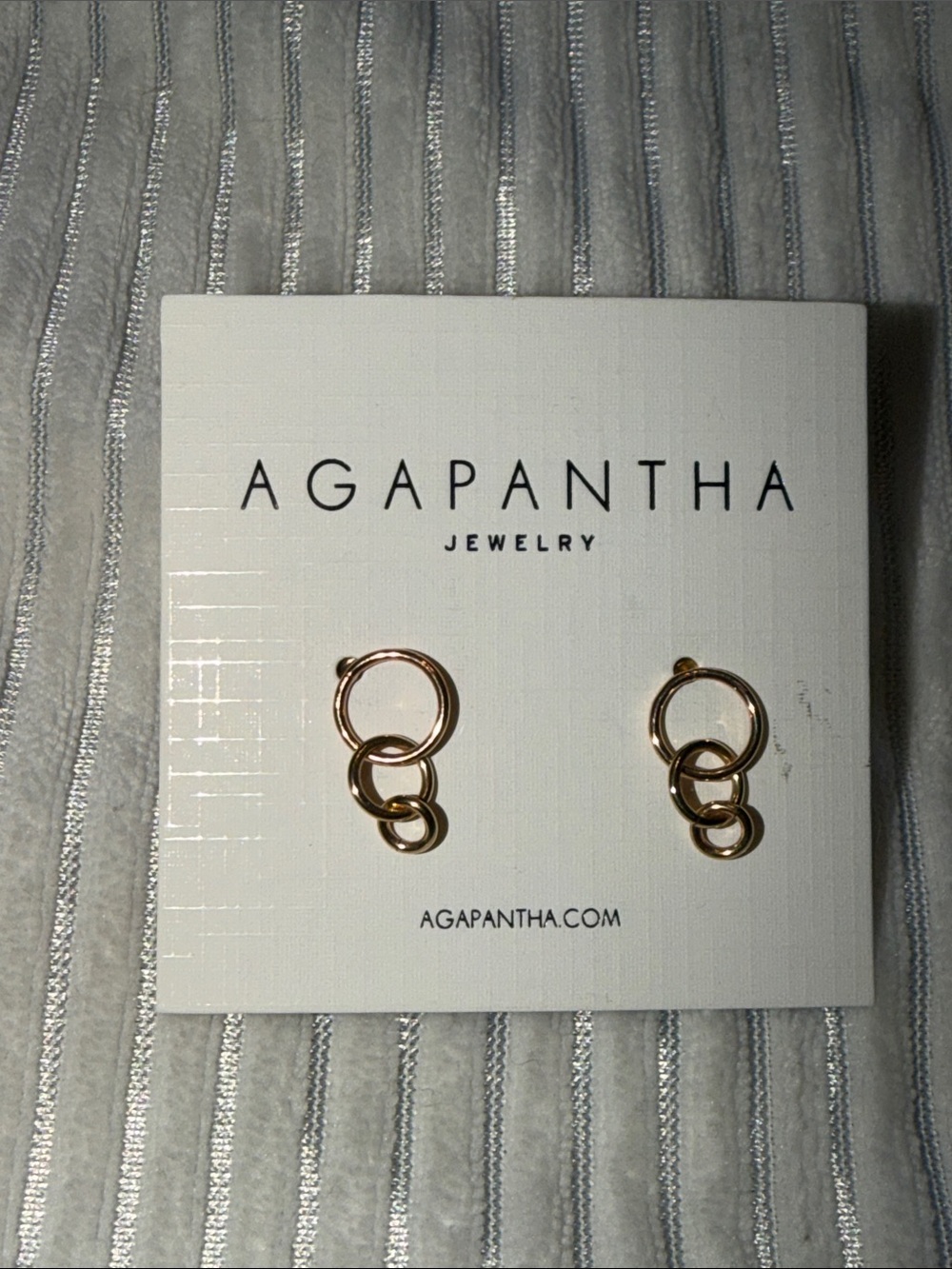 Agapantha jewelry gold fill studs